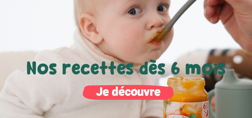 Menus dès 6 mois